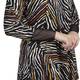 BEIGE ABSTRACT ZEBRA TUNIC