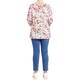 BEIGE TUNIC DOT PRINT ROSE PINK