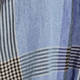 BEIGE MADRAS CHECK TUNIC INDIGO