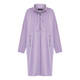 BEIGE COTTON JERSEY TUNIC LAVENDER