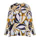 BEIGE ABSTRACT PRINT TUNIC