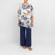 Godske Devoree Abstract Floral Tunic White