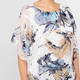 Godske Devoree Abstract Floral Tunic White