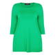 BEIGE LABEL GREEN ROUND NECK TUNIC