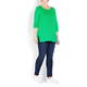 BEIGE LABEL GREEN ROUND NECK TUNIC