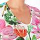 BEIGE LABEL FLORAL PRINT TUNIC 