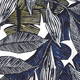 BEIGE LABEL LEAF PRINT TUNIC