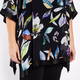 BEIGE FLORAL PRINT CHIFFON TUNIC