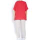 BEIGE LABEL CHEESECLOTH LINEN TUNIC RED