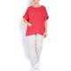 BEIGE LABEL CHEESECLOTH LINEN TUNIC RED