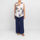 Godske Devoree Abstract Floral Twinset White