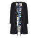 BEIGE LABEL CARDIGAN AND VEST SATIN INSERT TWINSET
