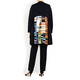 BEIGE LABEL CARDIGAN AND VEST SATIN INSERT TWINSET