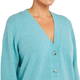 BEIGE V-NECK CARDIGAN AQUA