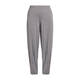 BEIGE STRETCH JERSEY TAPERED TROUSERS GREY