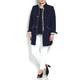 BEIGE label navy blue LONG JACKET