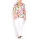 BEIGE LABEL FLORAL PRINT TUNIC 