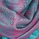 BIJOUX PINK AND BLUE PRINT SCARF