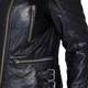 BLUE FROG BLACK LEATHER BIKER JACKET