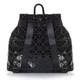 C.L Trading METALLIC Black APPLIQUE BACKPACK