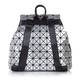 C.L Trading METALLIC SILVER APPLIQUE BACKPACK