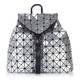 C.L Trading METALLIC SILVER APPLIQUE BACKPACK
