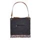 C.L TRADING ETHNIC PRINT SHOPPER BAG WITH TASSELS