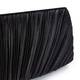 C.L. BLACK  PLEATED FRONT CLUTCH