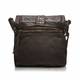 C.L. BROWN DISTRESSED LEATHER SHOULDER BAG