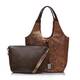 C.L. DISTRESSED COPPER HOBO SHOPPER BAG