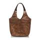 C.L. DISTRESSED COPPER HOBO SHOPPER BAG