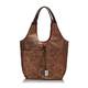 C.L. DISTRESSED COPPER HOBO SHOPPER BAG