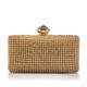 C.L. GOLD DIAMANTE EVENING CLUTCH BAG