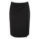 Marina Rinaldi black faux wrap pencil skirt