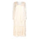 CAPRI GEORGETTE DRESS AND DUSTER COAT BUTTERMILK