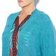 CHALOU turquoise boucle CARDIGAN