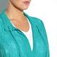 CHALOU turquoise devore SHIRT