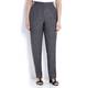 CHALOU grey crushed linen TROUSERS