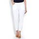 CHALOU white cropped TROUSERS