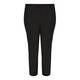 CHALOU black cropped TROUSERS