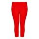 CHALOU red embellished-ankle Cropped Trousers