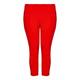 CHALOU red embellished-ankle Cropped Trousers