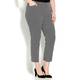 CHALOU Black and White cropped Trousers