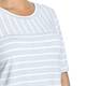 CHALOU blue striped Tunic top