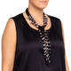 Cimp Multi Strand Beaded Necklace Black