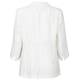 Marina Rinaldi ivory linen tailored blazer jacket