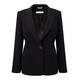 Marina Rinaldi black tailored single button jacket