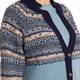 ELENA MIRO FAIRISLE KNITTED CARDIGAN TEAL 