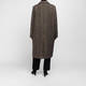 Elena Miro Herringbone Coat Black