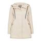 ELENA MIRO HOODED RAINCOAT CREAM